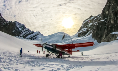 glacier landing