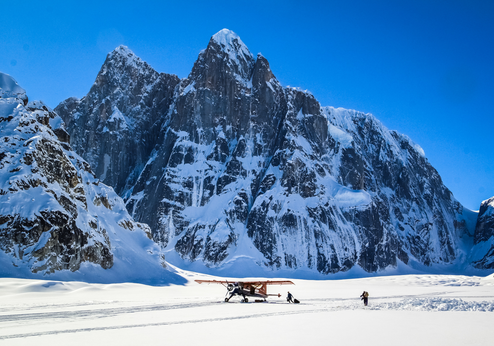 Buckskin Glacier near Moose's Tooth East Face