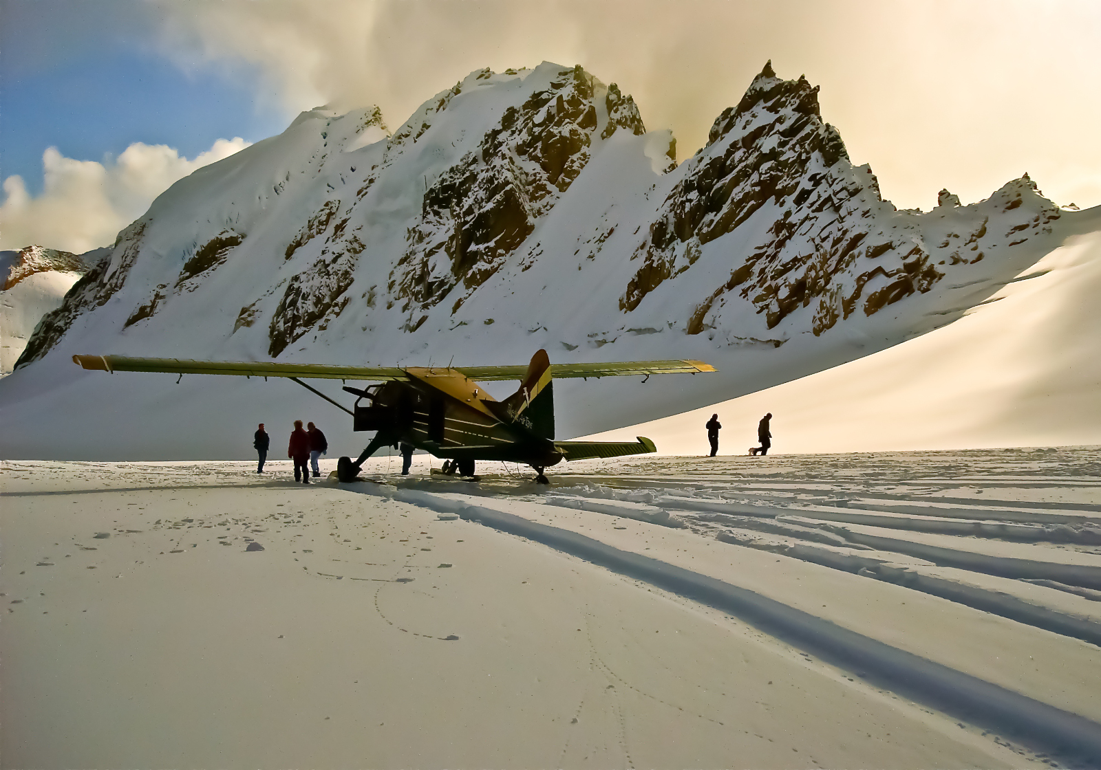 Eldridge Glacier terrain for ski touring and climbing